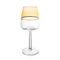 Taça Duo 430ml Ambar Filetado Ouro
