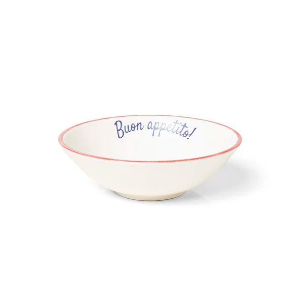 Bowl Aquarelle Buon Appetito Vermelho