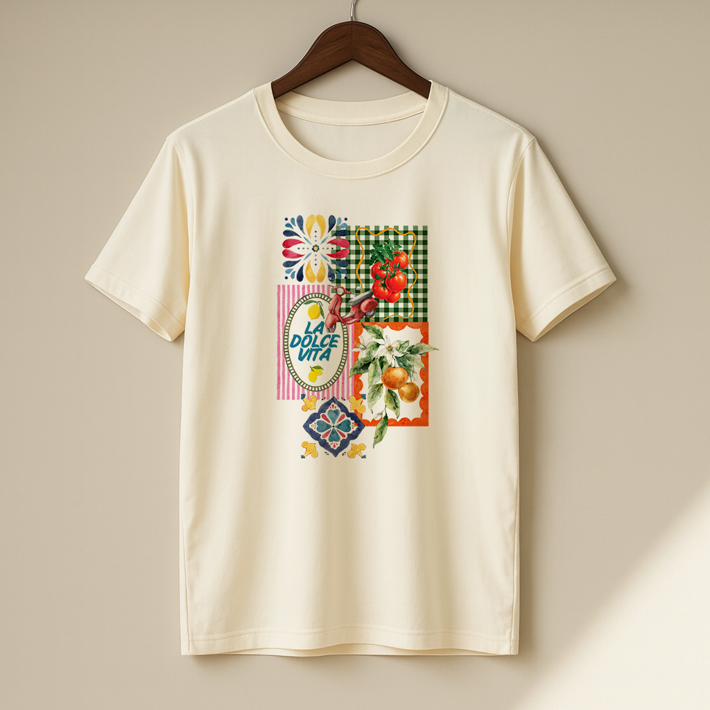 Camiseta La Dolce Vita 100% Algodão