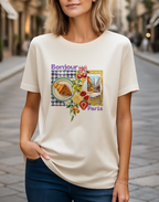 Camiseta Bonjour Paris 100% Algodão