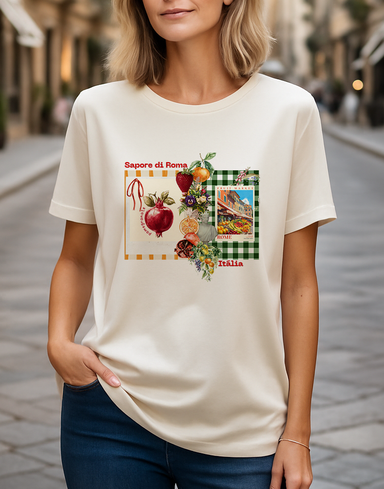 Camiseta Sapore di Roma 100% Algodão