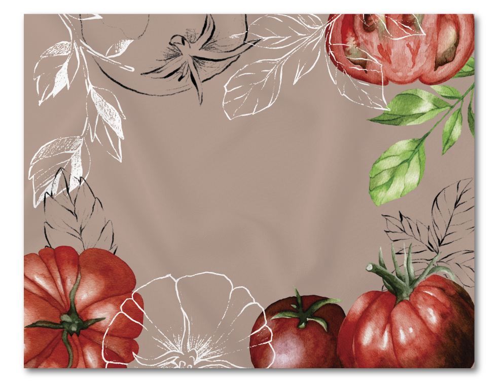Lugar Americano Coleção Tomates