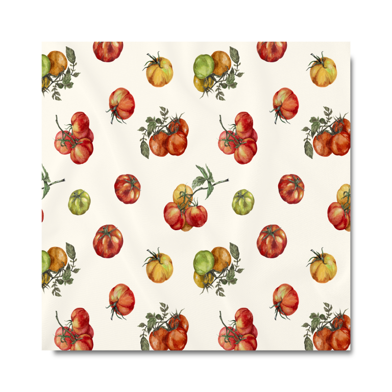 Guardanapo em Tricoline 100% Algodão Coleção Pomodoro Off White