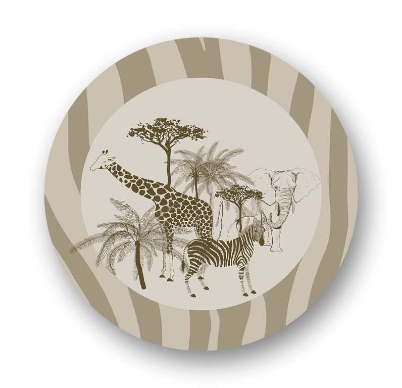 Capa para Sousplat Coleção Safari