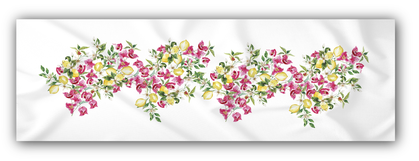 Trilho de Mesa Coleção Bougainville
