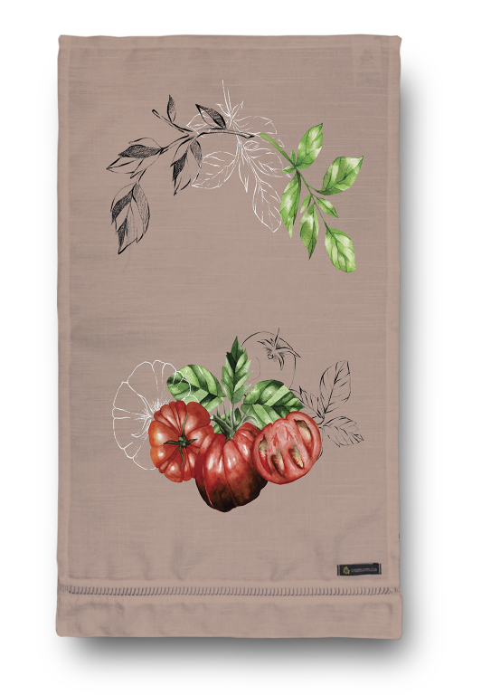 Toalha de Lavabo Coleção Tomates