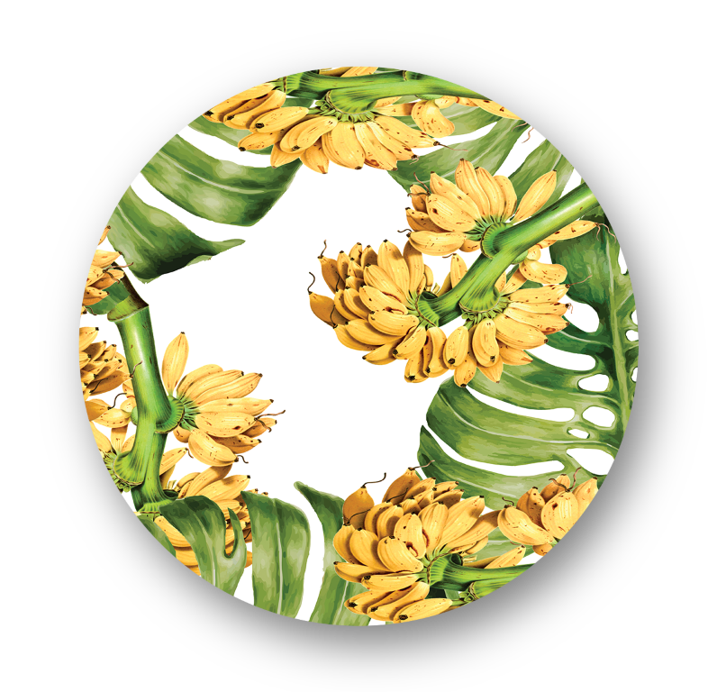Capa para Sousplat Coleção Bananeiras