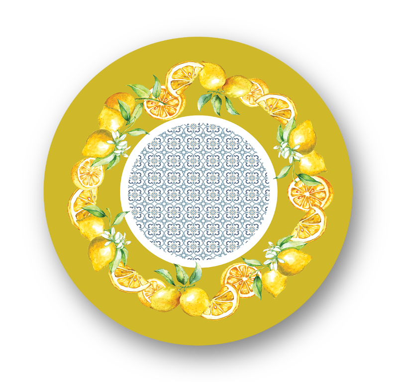 Capa Sousplat Coleção Limão Siciliano