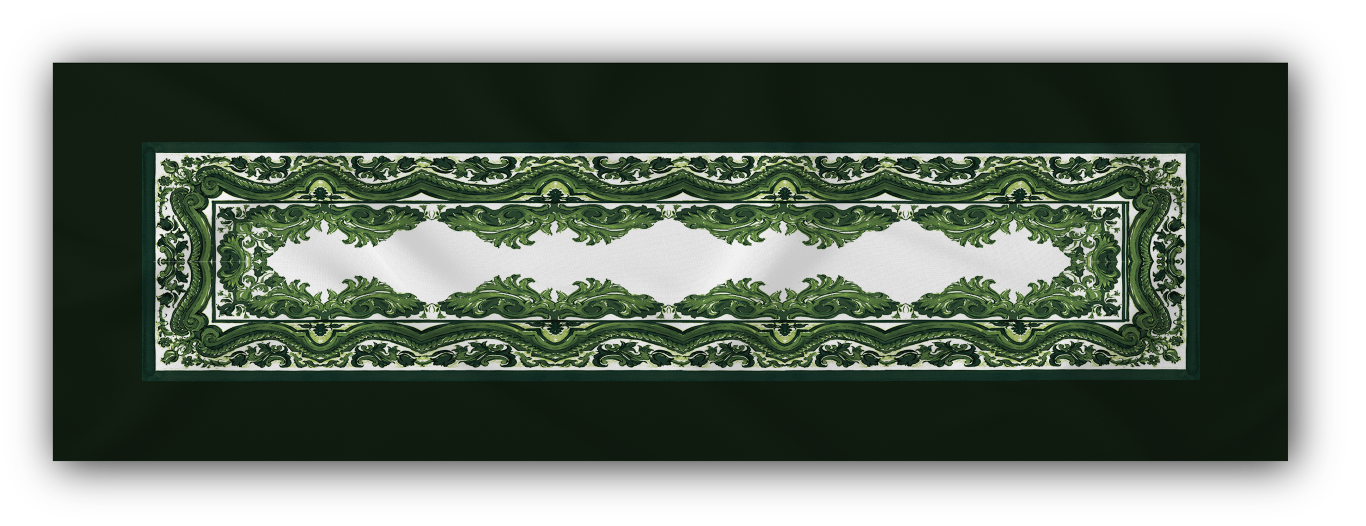 Trilho de Mesa Coleção Green White
