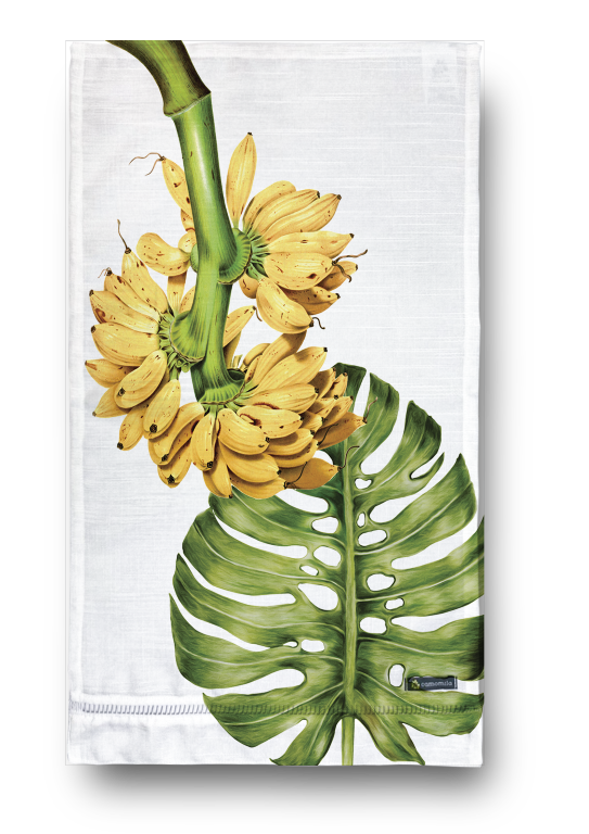 Toalha de Lavabo Coleção Bananeiras