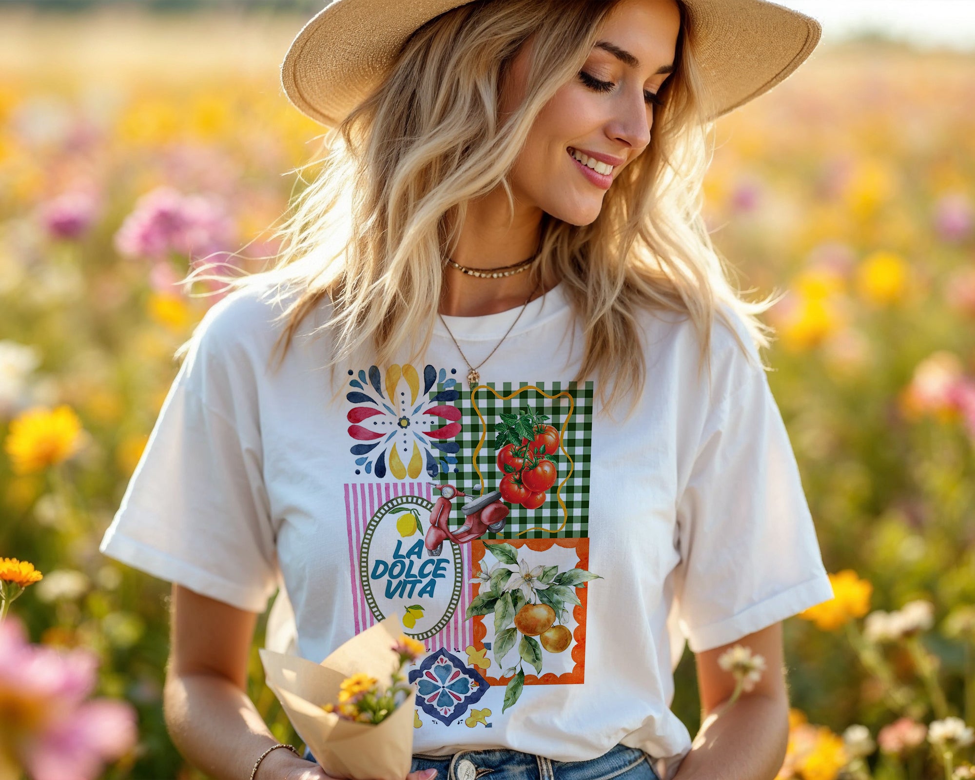 Camiseta La Dolce Vita 100% Algodão